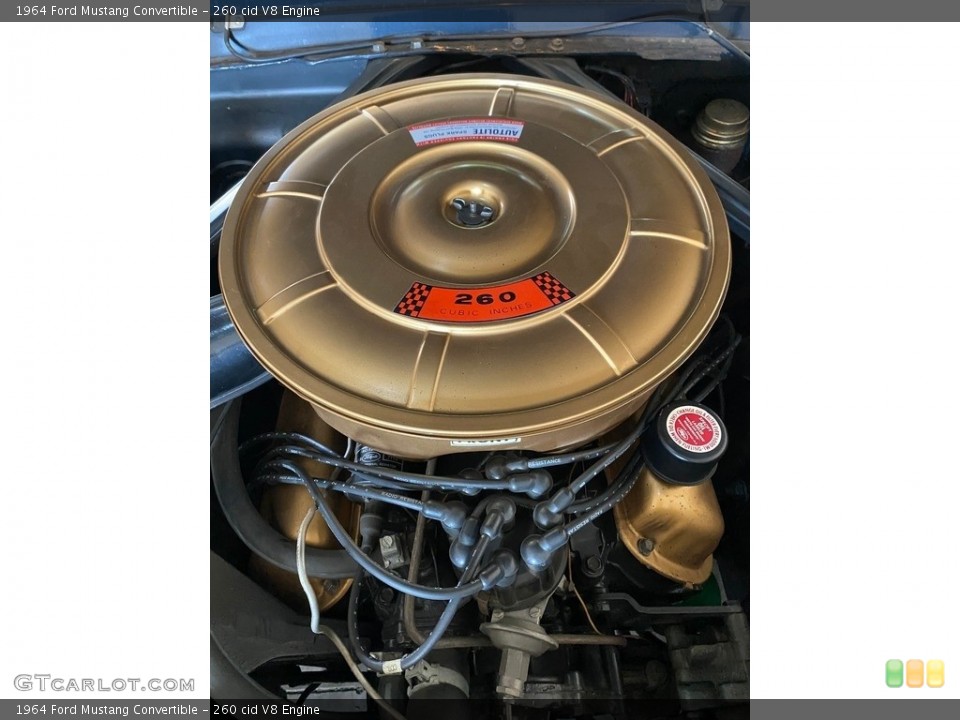 260 cid V8 Engine for the 1964 Ford Mustang #139347075