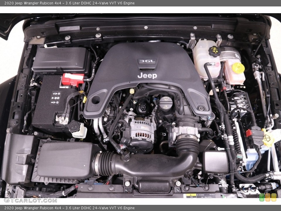 3.6 Liter DOHC 24-Valve VVT V6 2020 Jeep Wrangler Engine