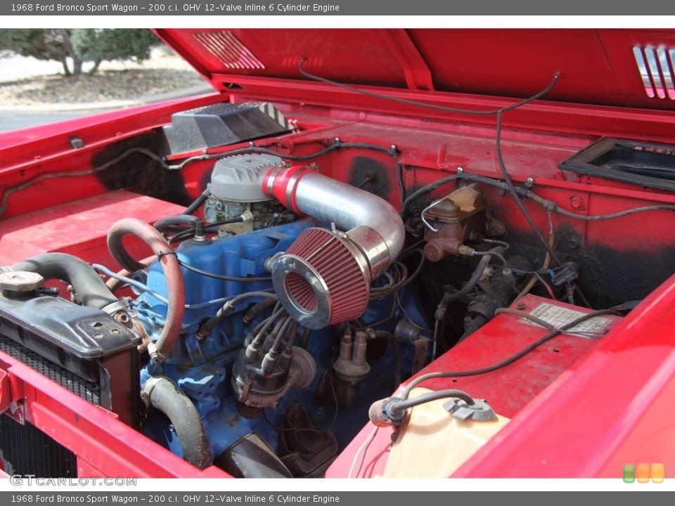 200 c.i. OHV 12-Valve Inline 6 Cylinder Engine for the 1968 Ford Bronco #139350195