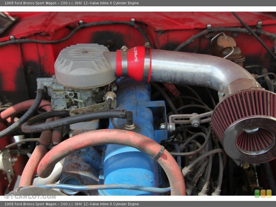 200 c.i. OHV 12-Valve Inline 6 Cylinder Engine for the 1968 Ford Bronco #139350222