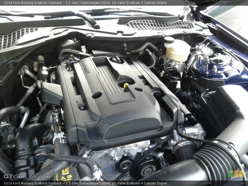 2.3 Liter Turbocharged DOHC 16-Valve EcoBoost 4 Cylinder Engine for the 2019 Ford Mustang #139372997