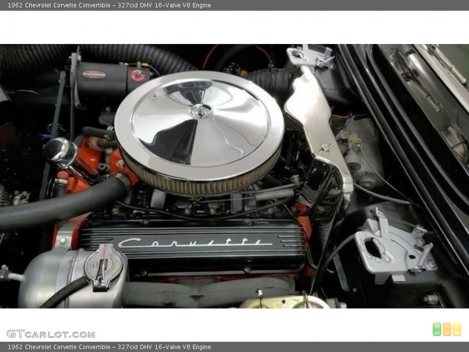 327cid OHV 16-Valve V8 1962 Chevrolet Corvette Engine