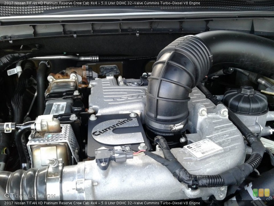 5.0 Liter DOHC 32-Valve Cummins Turbo-Diesel V8 Engine for the 2017 Nissan TITAN XD #139430868