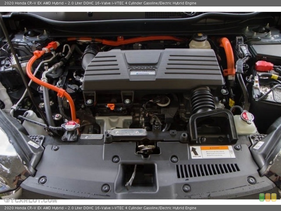 2.0 Liter DOHC 16-Valve i-VTEC 4 Cylinder Gasoline/Electric Hybrid 2020 Honda CR-V Engine
