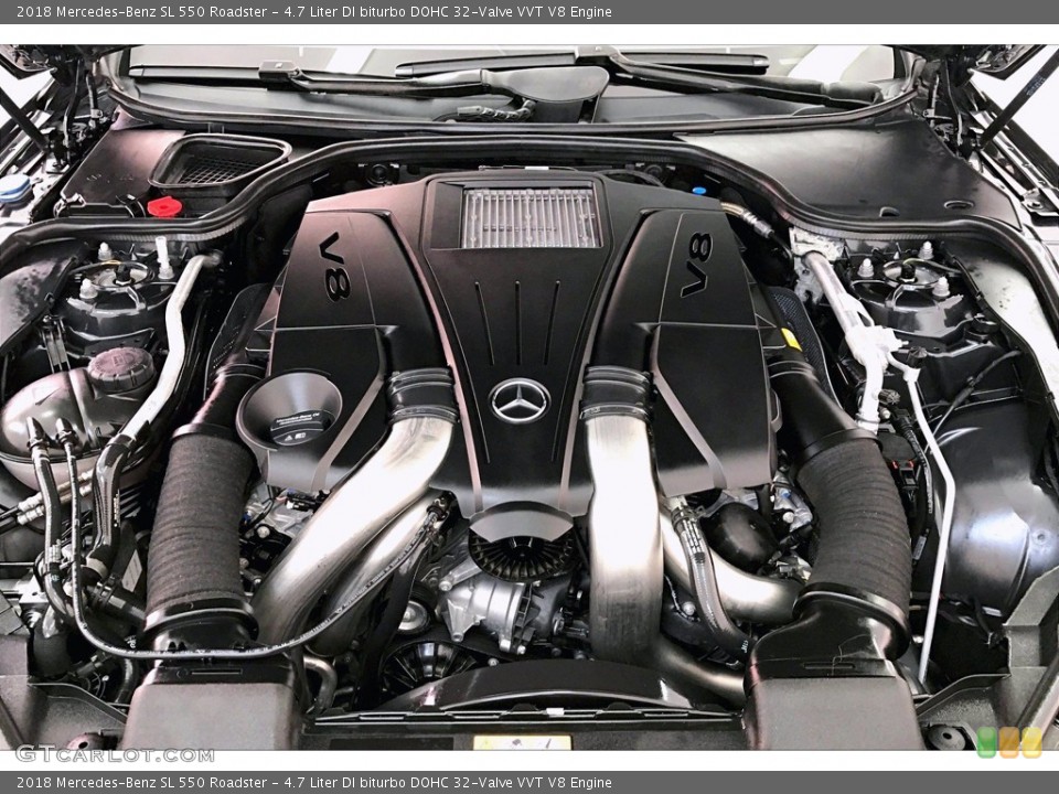 4.7 Liter DI biturbo DOHC 32-Valve VVT V8 Engine for the 2018 Mercedes-Benz SL #139448649