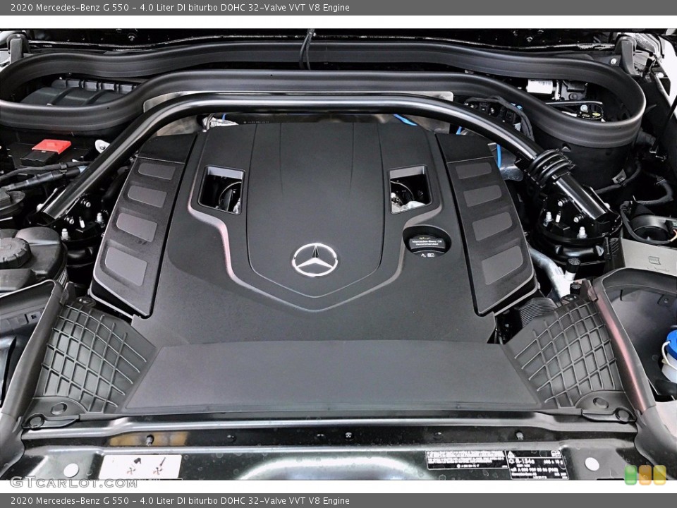 4.0 Liter DI biturbo DOHC 32-Valve VVT V8 2020 Mercedes-Benz G Engine