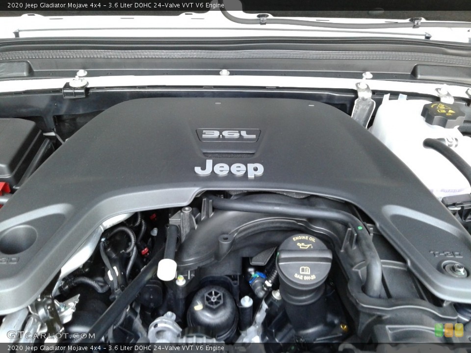 3.6 Liter DOHC 24-Valve VVT V6 2020 Jeep Gladiator Engine