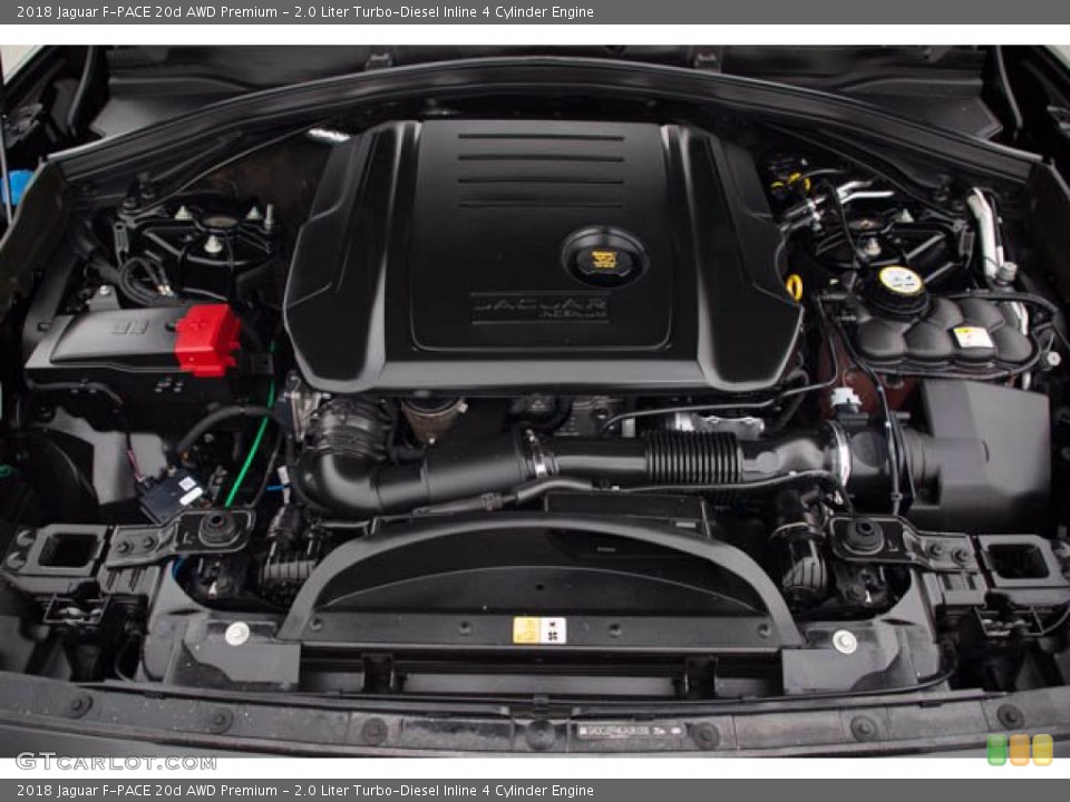 2.0 Liter TurboDiesel Inline 4 Cylinder 2018 Jaguar FPACE Engine