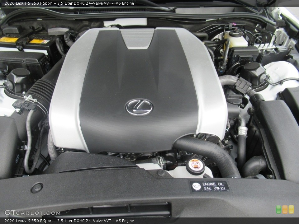 3.5 Liter DOHC 24-Valve VVT-i V6 2020 Lexus IS Engine