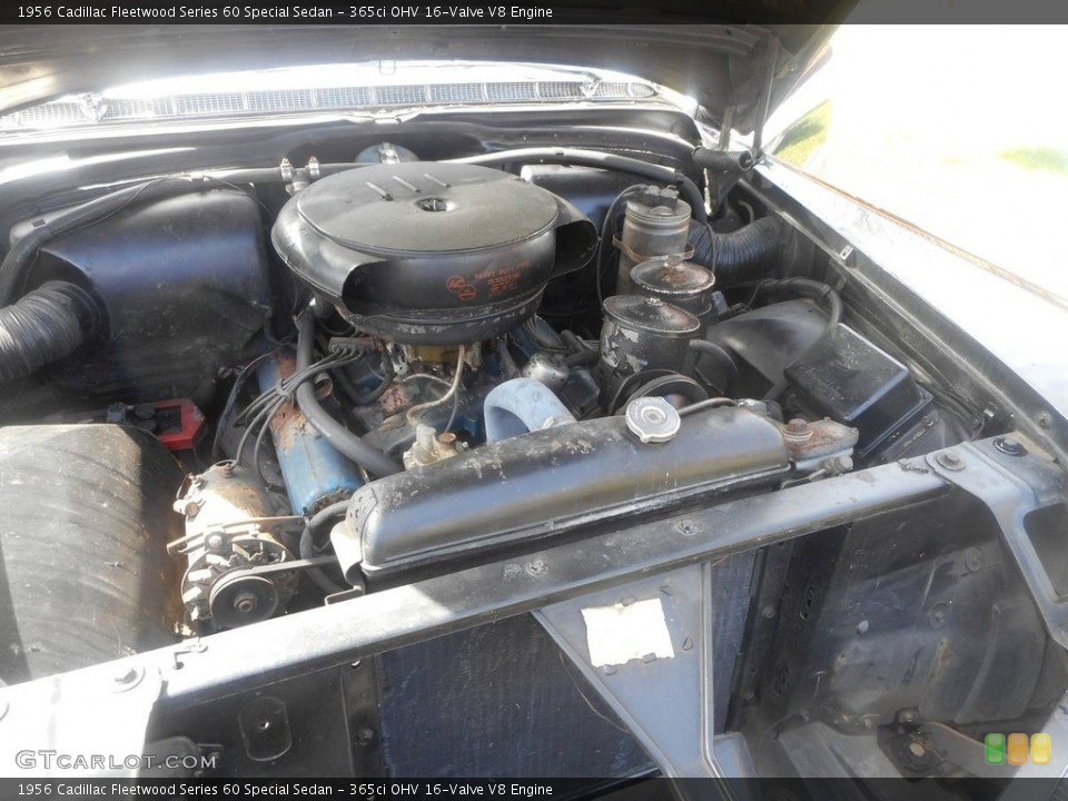 365ci OHV 16-Valve V8 1956 Cadillac Fleetwood Engine