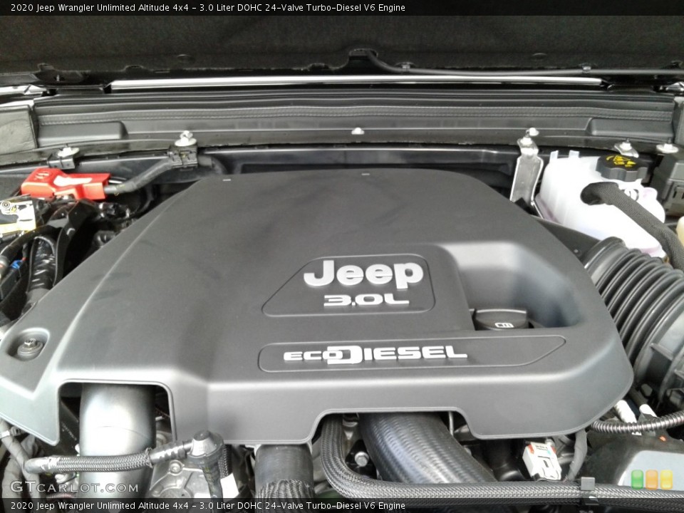 3.0 Liter DOHC 24-Valve Turbo-Diesel V6 Engine for the 2020 Jeep Wrangler Unlimited #139589651