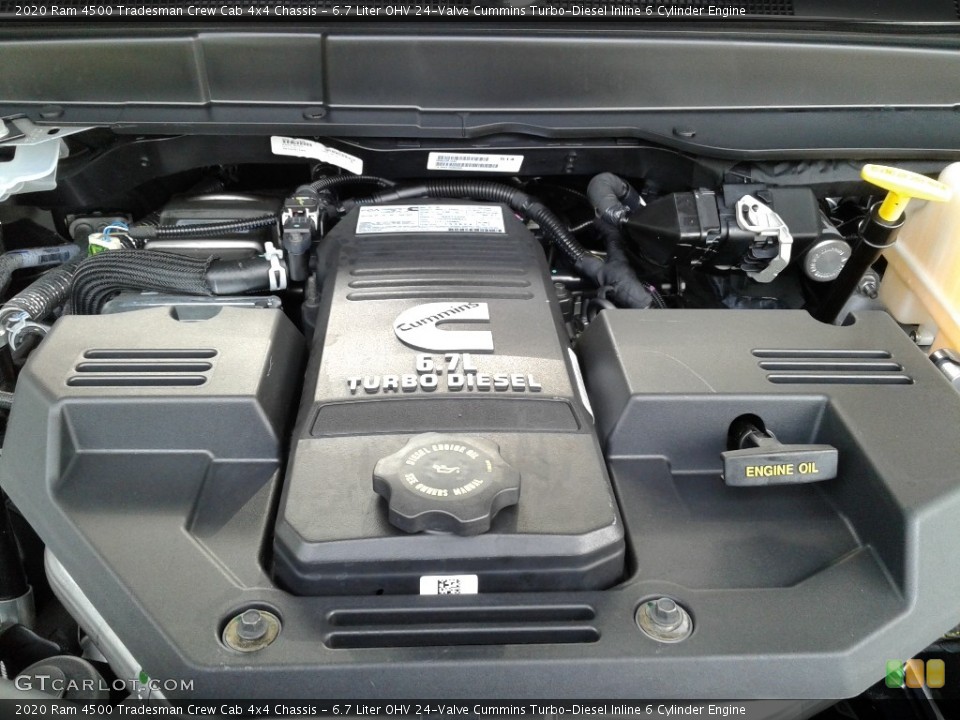 6.7 Liter OHV 24-Valve Cummins Turbo-Diesel Inline 6 Cylinder Engine for the 2020 Ram 4500 #139594571