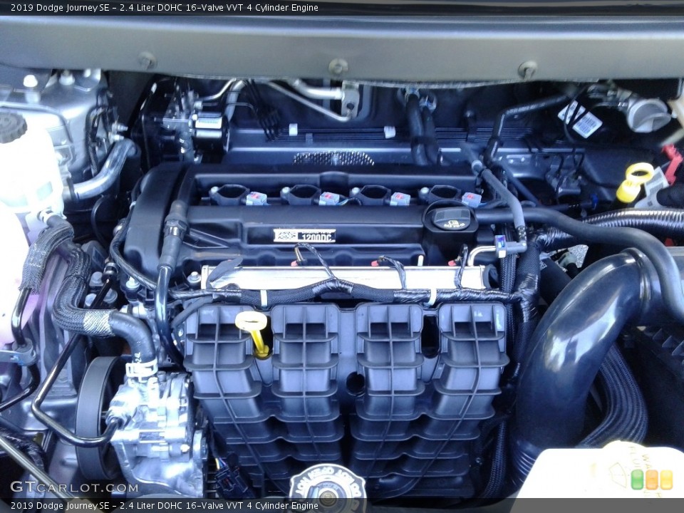 2.4 Liter DOHC 16-Valve VVT 4 Cylinder 2019 Dodge Journey Engine