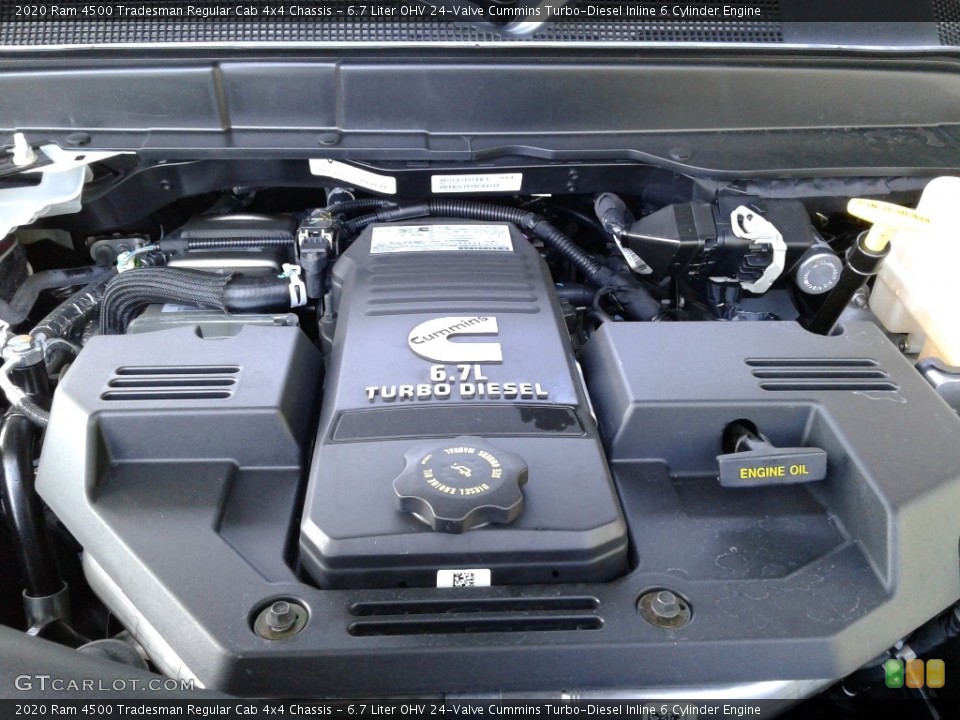 6.7 Liter OHV 24-Valve Cummins Turbo-Diesel Inline 6 Cylinder Engine for the 2020 Ram 4500 #139612284