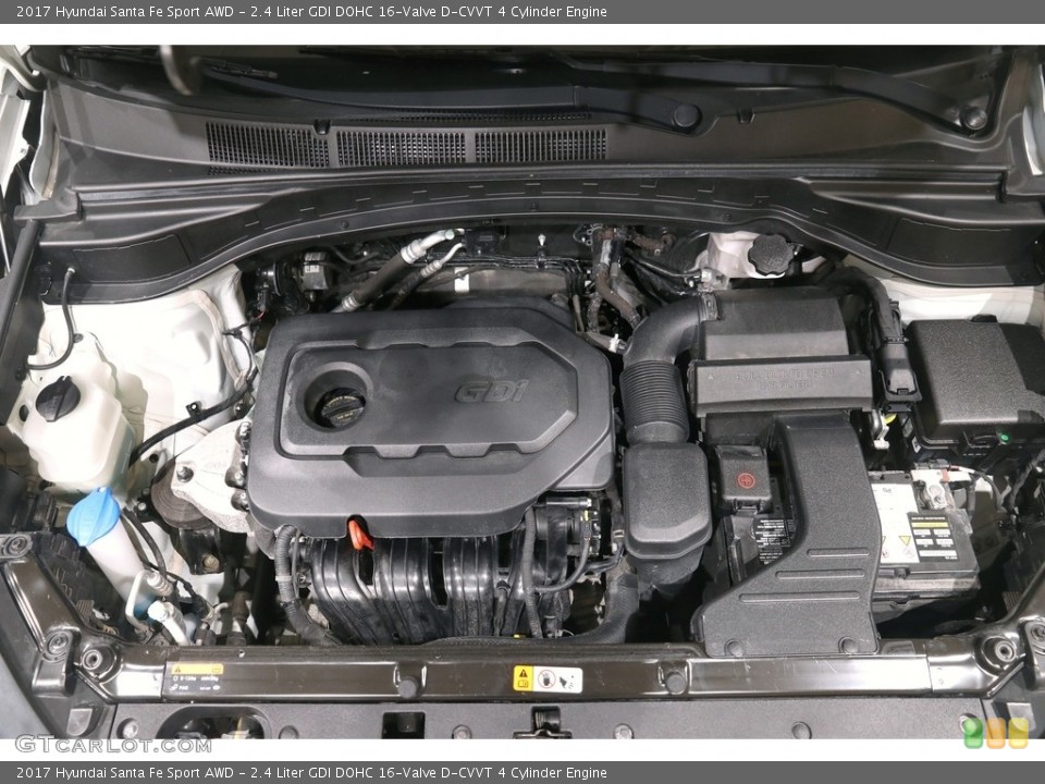 2.4 Liter GDI DOHC 16-Valve D-CVVT 4 Cylinder Engine for the 2017 Hyundai Santa Fe Sport #139634016