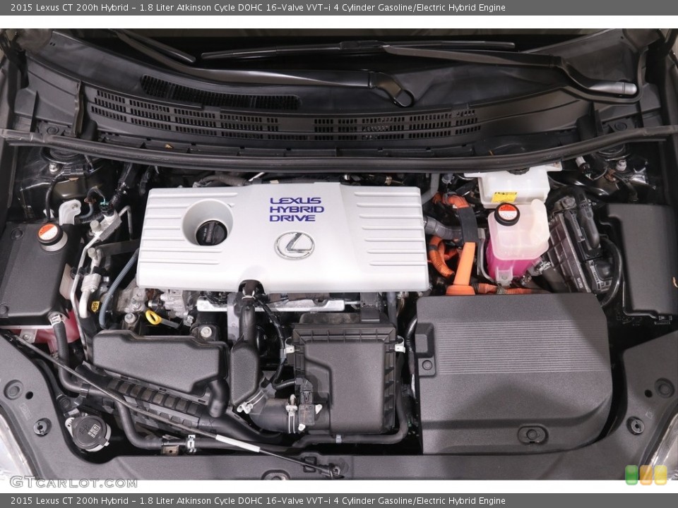 1.8 Liter Atkinson Cycle DOHC 16-Valve VVT-i 4 Cylinder Gasoline/Electric Hybrid Engine for the 2015 Lexus CT #139651055