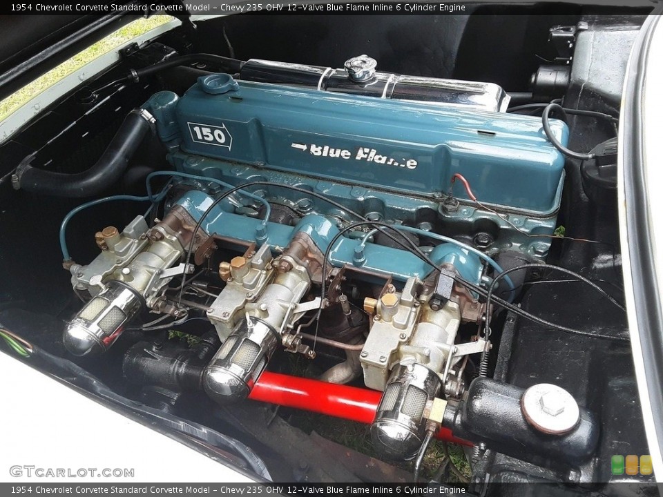 Chevy 235 OHV 12-Valve Blue Flame Inline 6 Cylinder Engine for the 1954 Chevrolet Corvette #139711954
