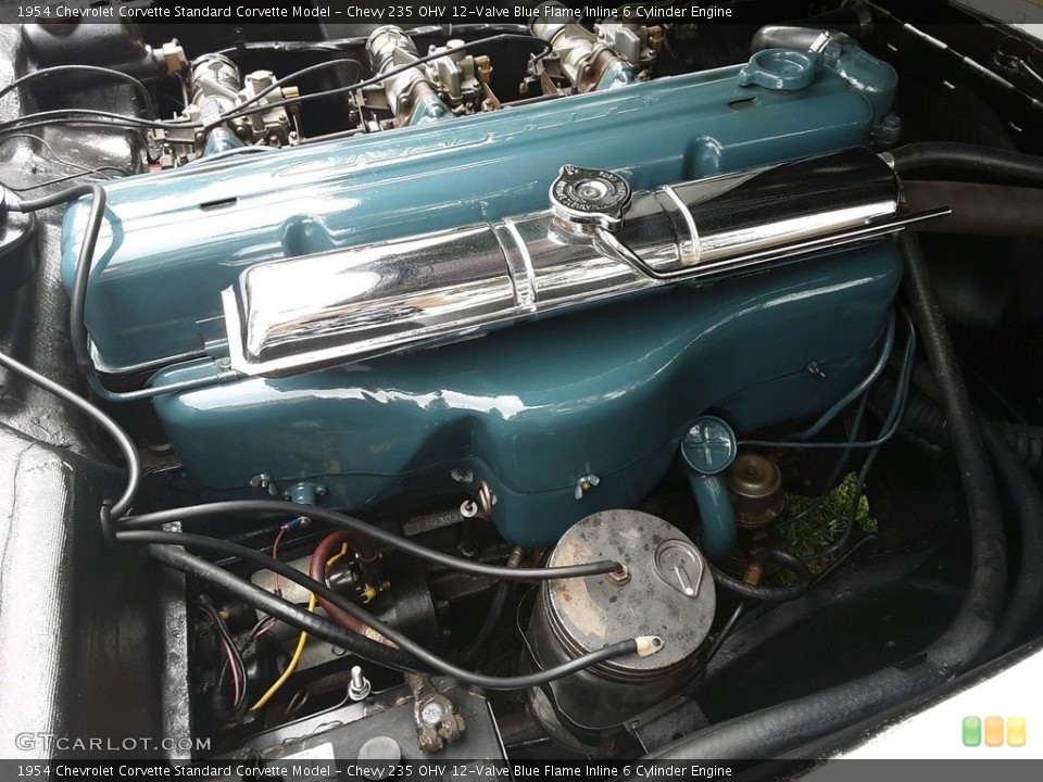 Chevy 235 OHV 12-Valve Blue Flame Inline 6 Cylinder Engine for the 1954 Chevrolet Corvette #139711972