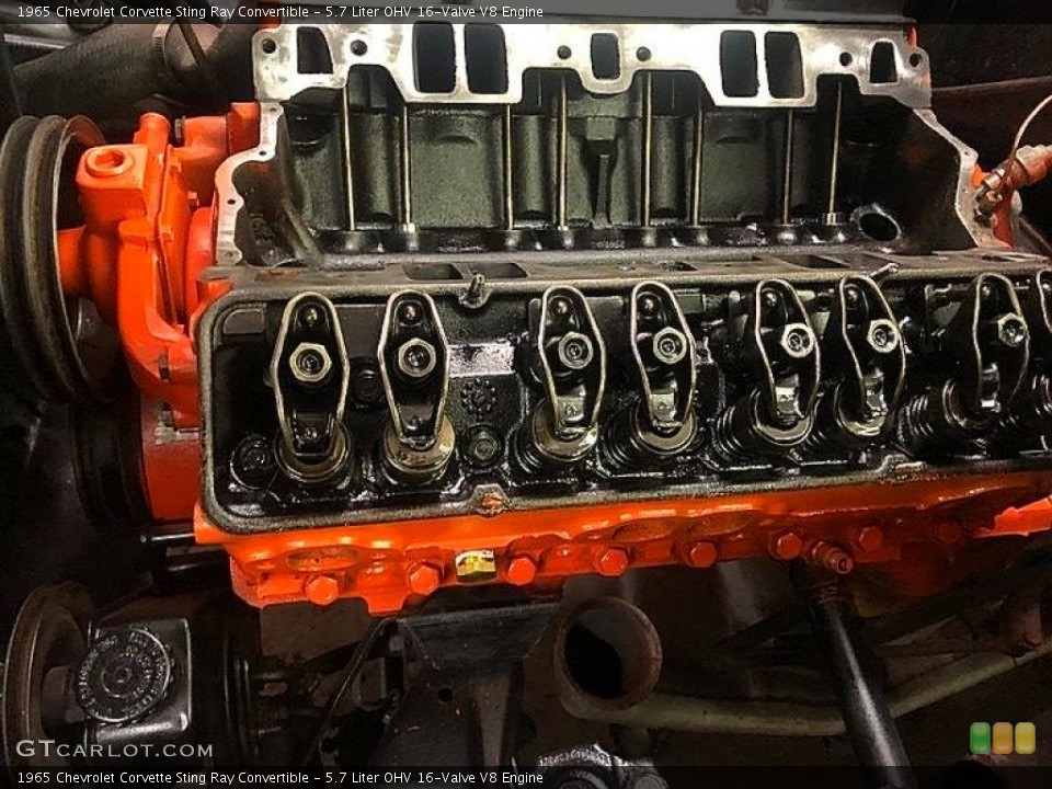 5.7 Liter OHV 16-Valve V8 Engine for the 1965 Chevrolet Corvette #139722456