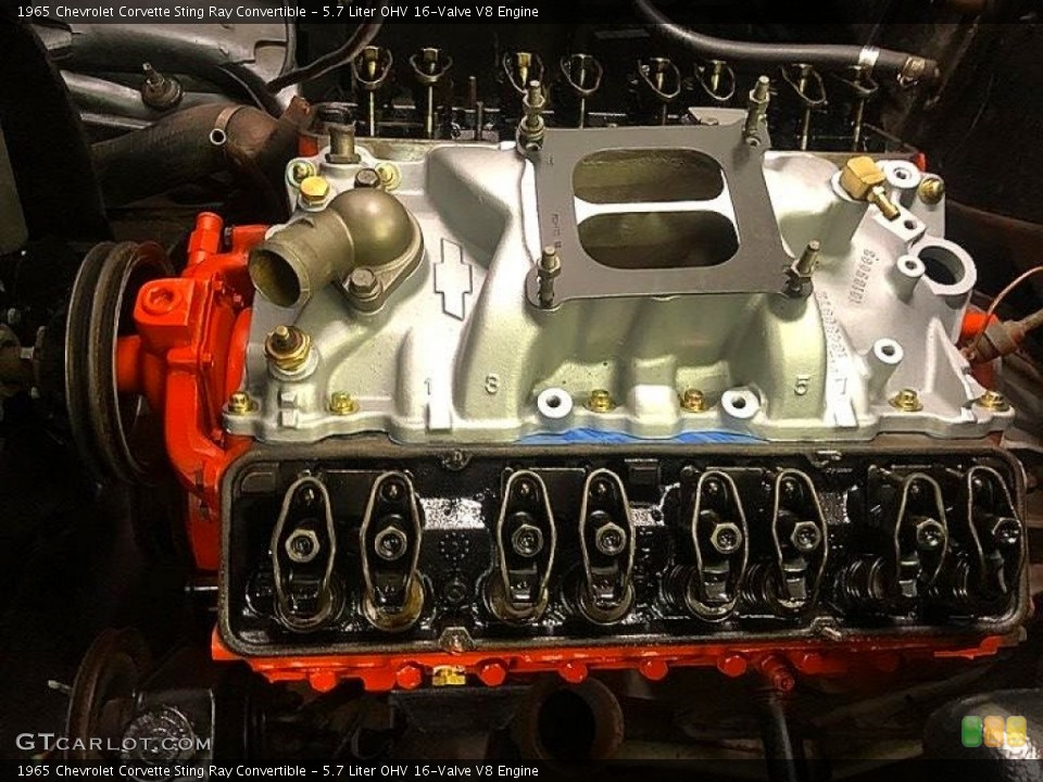 5.7 Liter OHV 16-Valve V8 Engine for the 1965 Chevrolet Corvette #139722477