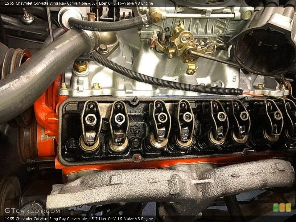 5.7 Liter OHV 16-Valve V8 Engine for the 1965 Chevrolet Corvette #139722495