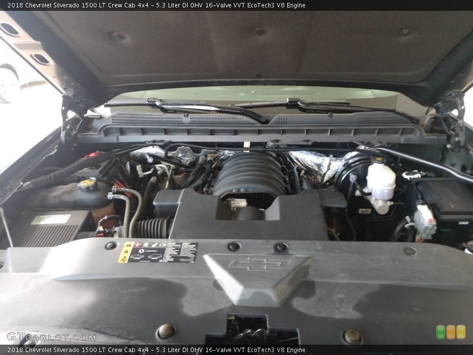 5.3 Liter DI OHV 16-Valve VVT EcoTech3 V8 2018 Chevrolet Silverado 1500 Engine