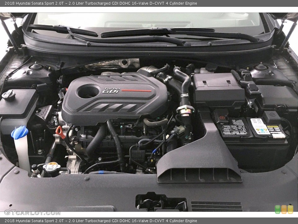 2.0 Liter Turbocharged GDI DOHC 16-Valve D-CVVT 4 Cylinder Engine for the 2018 Hyundai Sonata #139750490