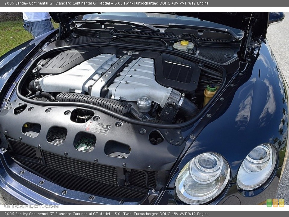 6.0L Twin-Turbocharged DOHC 48V VVT W12 Engine for the 2006 Bentley Continental GT #139789909