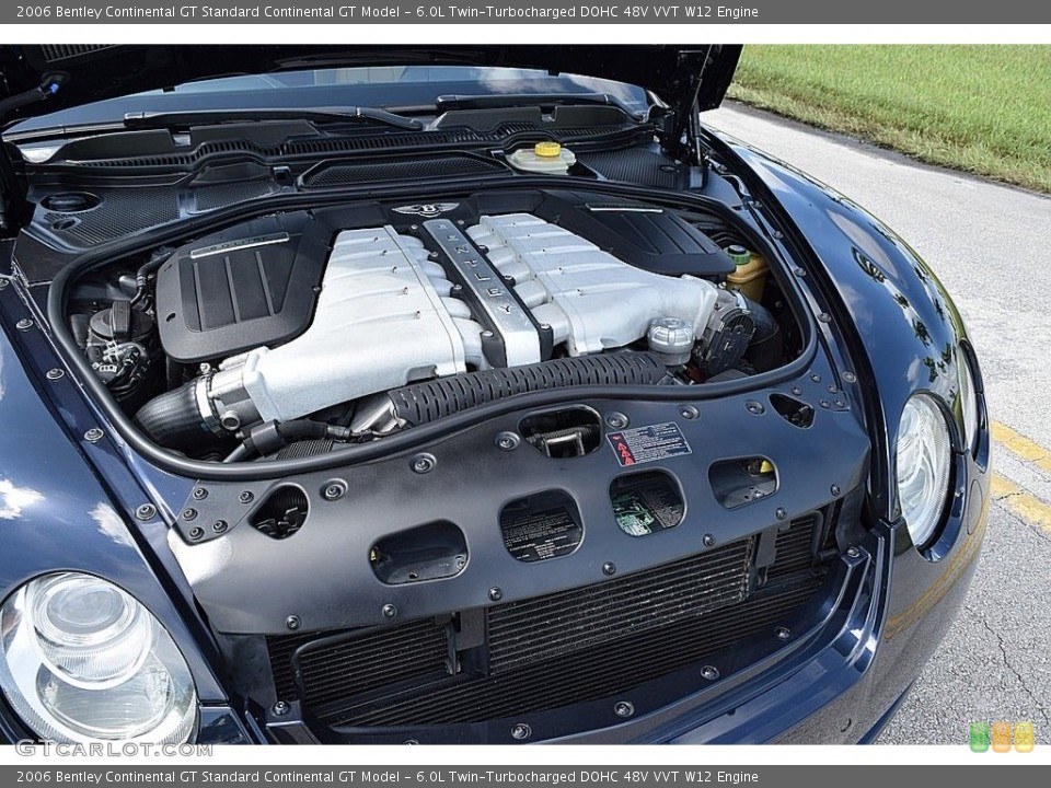 6.0L Twin-Turbocharged DOHC 48V VVT W12 Engine for the 2006 Bentley Continental GT #139789927