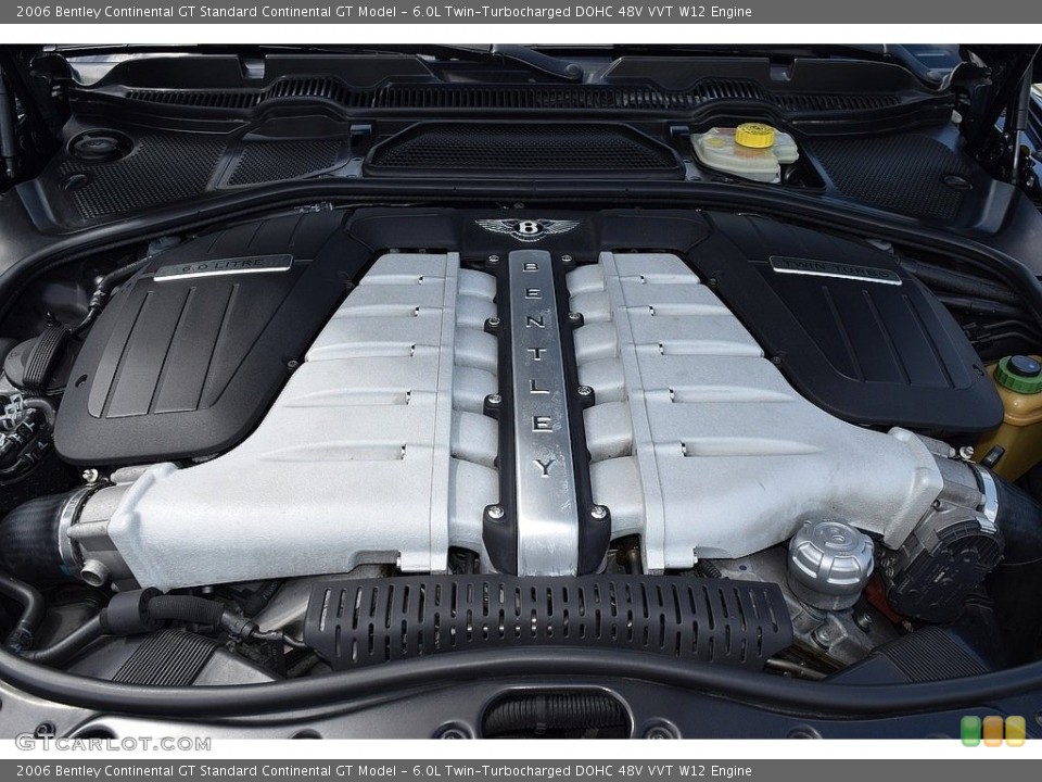 6.0L Twin-Turbocharged DOHC 48V VVT W12 Engine for the 2006 Bentley Continental GT #139789951