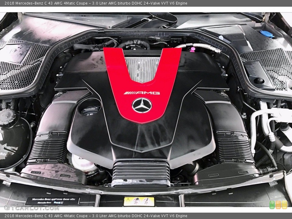 3.0 Liter AMG biturbo DOHC 24-Valve VVT V6 Engine for the 2018 Mercedes-Benz C #139805268