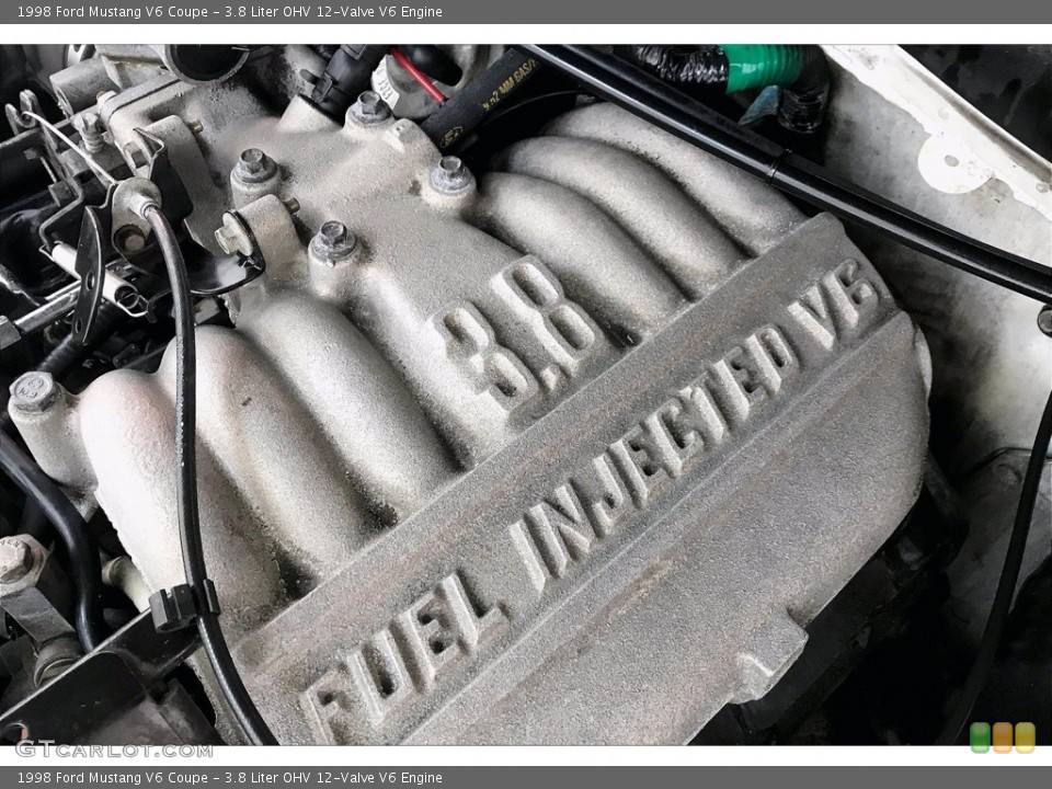 3.8 Liter OHV 12-Valve V6 Engine for the 1998 Ford Mustang #139829010
