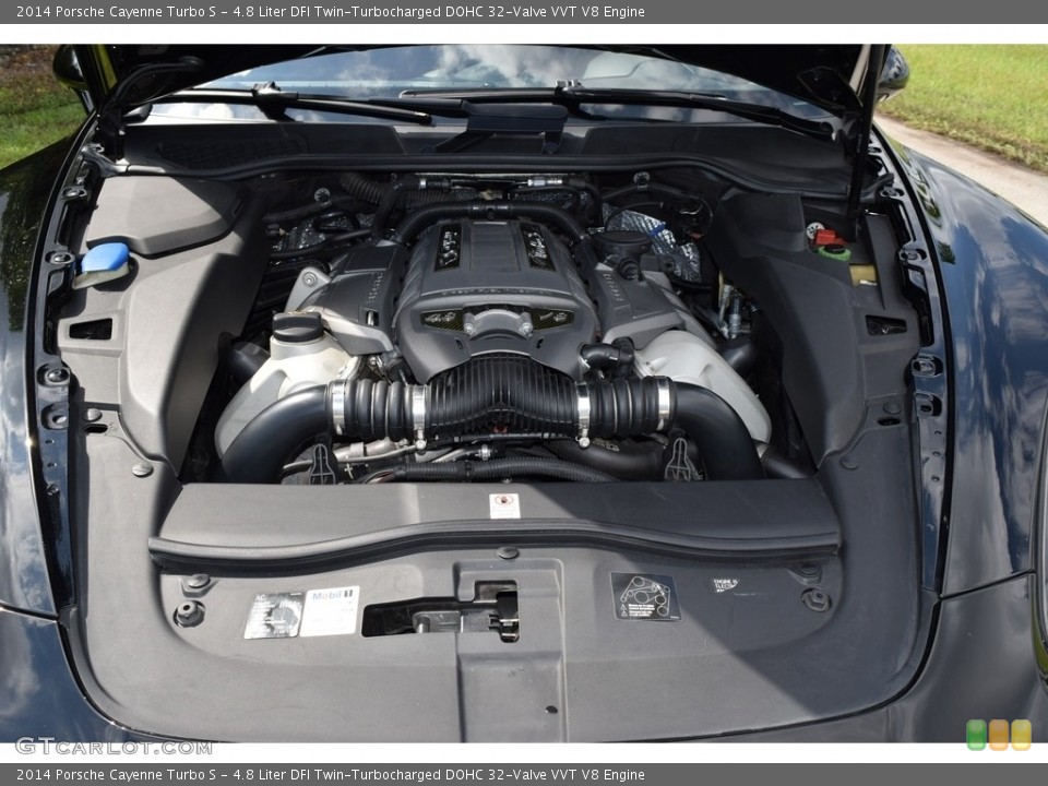 4.8 Liter DFI Twin-Turbocharged DOHC 32-Valve VVT V8 Engine for the 2014 Porsche Cayenne #139850198