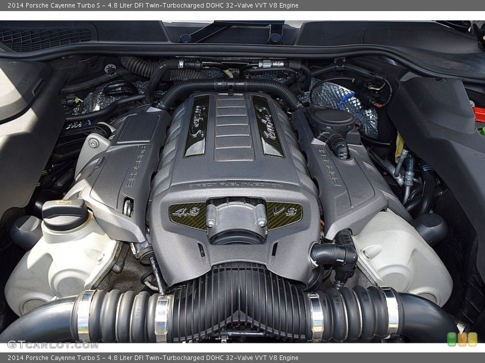 4.8 Liter DFI Twin-Turbocharged DOHC 32-Valve VVT V8 Engine for the 2014 Porsche Cayenne #139850249