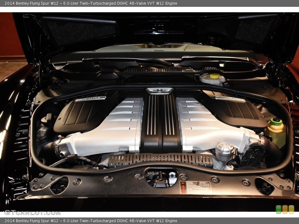 6.0 Liter Twin-Turbocharged DOHC 48-Valve VVT W12 2014 Bentley Flying Spur Engine