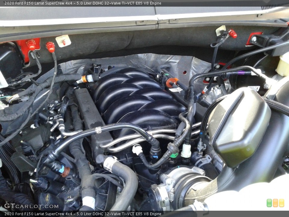 5.0 Liter DOHC 32-Valve Ti-VCT E85 V8 Engine for the 2020 Ford F150