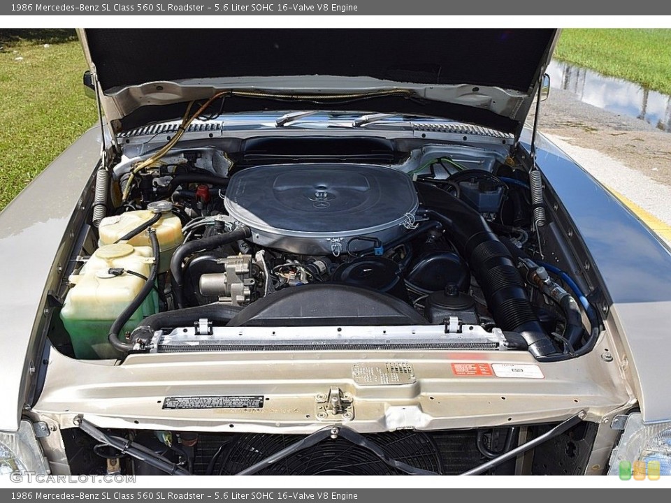 5.6 Liter SOHC 16-Valve V8 Engine for the 1986 Mercedes-Benz SL Class #139866088