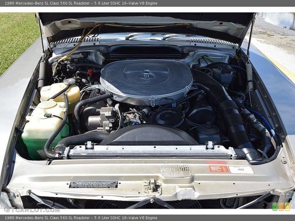 5.6 Liter SOHC 16-Valve V8 Engine for the 1986 Mercedes-Benz SL Class #139866214