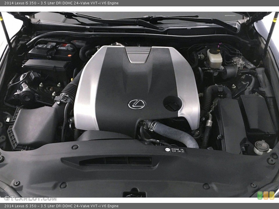 3.5 Liter DFI DOHC 24-Valve VVT-i V6 2014 Lexus IS Engine