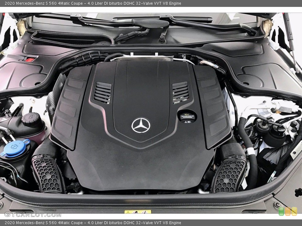 4.0 Liter DI biturbo DOHC 32-Valve VVT V8 2020 Mercedes-Benz S Engine