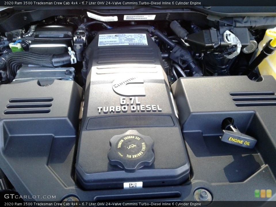 6.7 Liter OHV 24-Valve Cummins Turbo-Diesel Inline 6 Cylinder Engine for the 2020 Ram 3500 #139922886