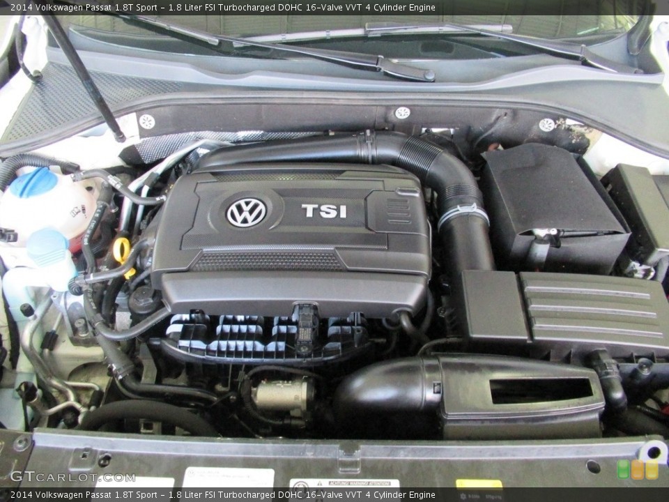 1.8 Liter FSI Turbocharged DOHC 16-Valve VVT 4 Cylinder Engine for the 2014 Volkswagen Passat #139967776