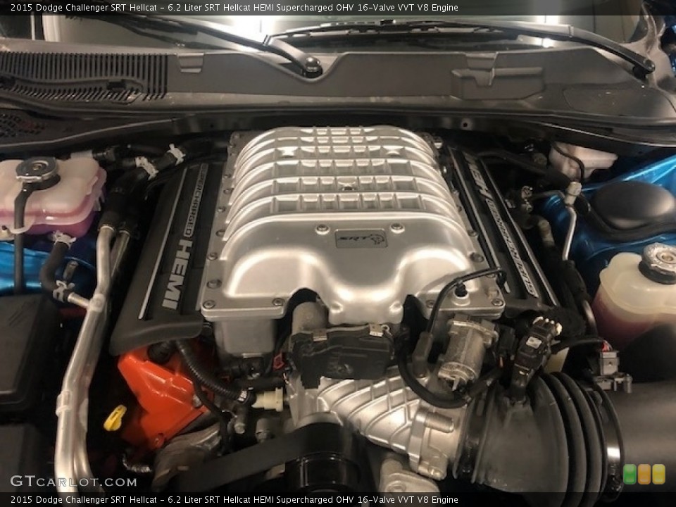 6.2 Liter SRT Hellcat HEMI Supercharged OHV 16-Valve VVT V8 Engine for the 2015 Dodge Challenger #140032682