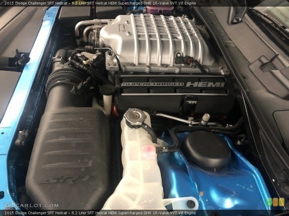 6.2 Liter SRT Hellcat HEMI Supercharged OHV 16-Valve VVT V8 Engine for the 2015 Dodge Challenger #140032804