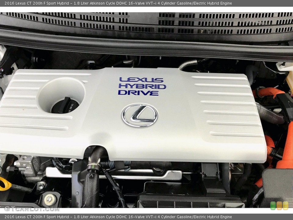 1.8 Liter Atkinson Cycle DOHC 16-Valve VVT-i 4 Cylinder Gasoline/Electric Hybrid Engine for the 2016 Lexus CT #140039125