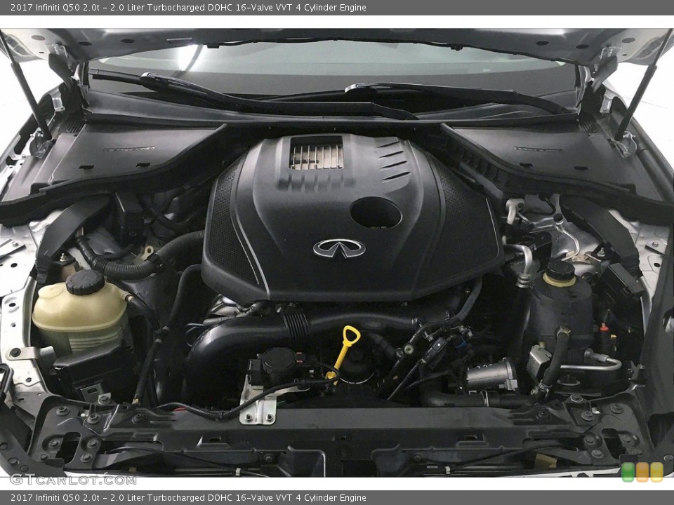 2.0 Liter Turbocharged DOHC 16-Valve VVT 4 Cylinder 2017 Infiniti Q50 Engine