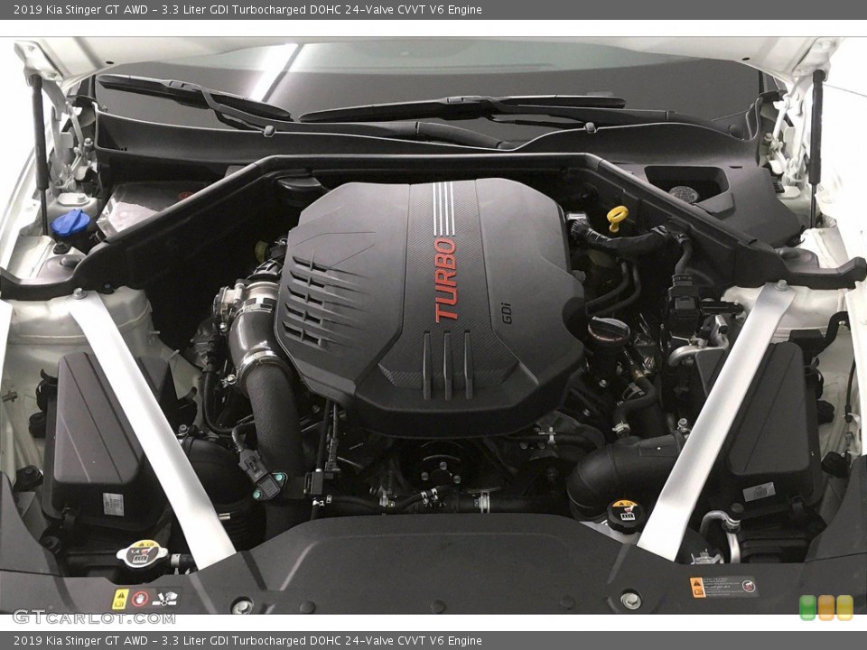 3.3 Liter GDI Turbocharged DOHC 24-Valve CVVT V6 Engine for the 2019 Kia Stinger #140068139
