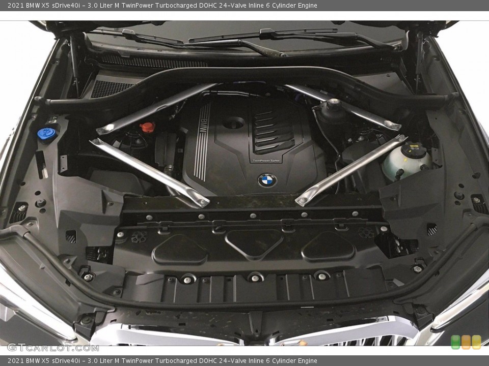 3.0 Liter M TwinPower Turbocharged DOHC 24-Valve Inline 6 Cylinder 2021 BMW X5 Engine
