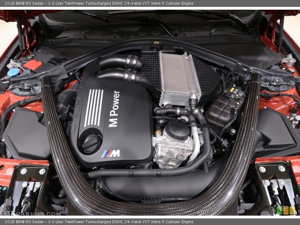 3.0 Liter TwinPower Turbocharged DOHC 24-Valve VVT Inline 6 Cylinder Engine for the 2018 BMW M3 #140085394