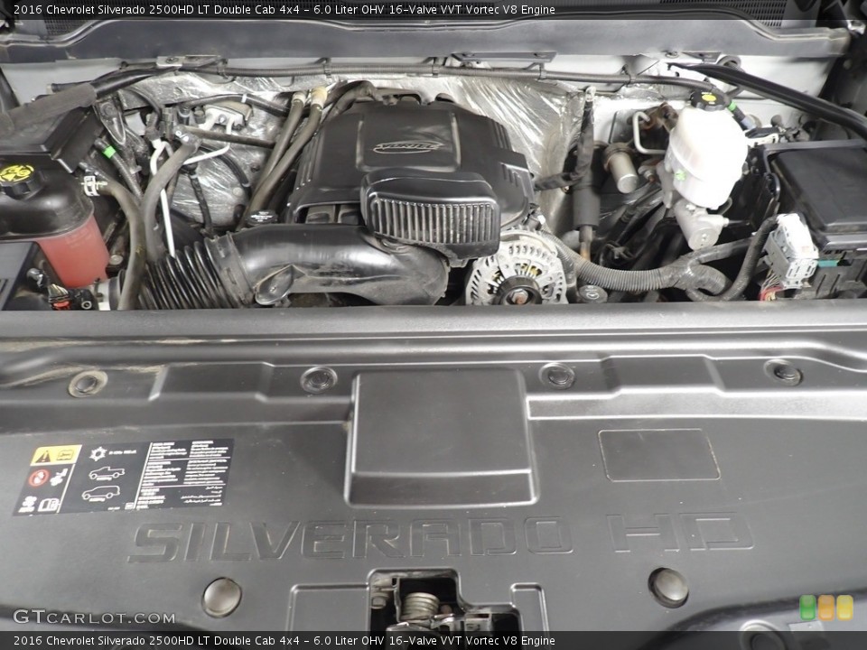 6.0 Liter OHV 16-Valve VVT Vortec V8 Engine for the 2016 Chevrolet Silverado 2500HD #140135133